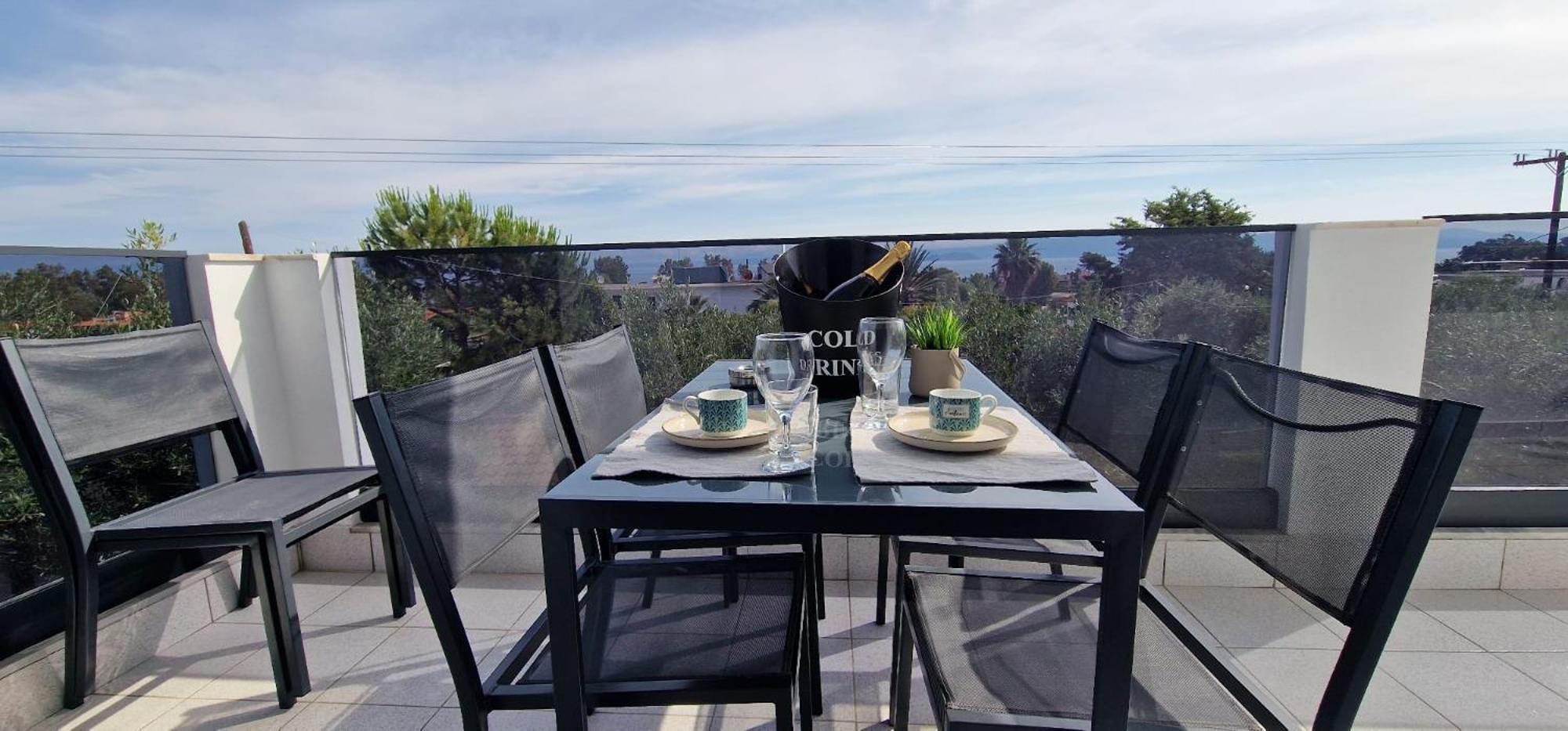 Apartmán Eden Sea View Harmony Pefkochori Exteriér fotografie