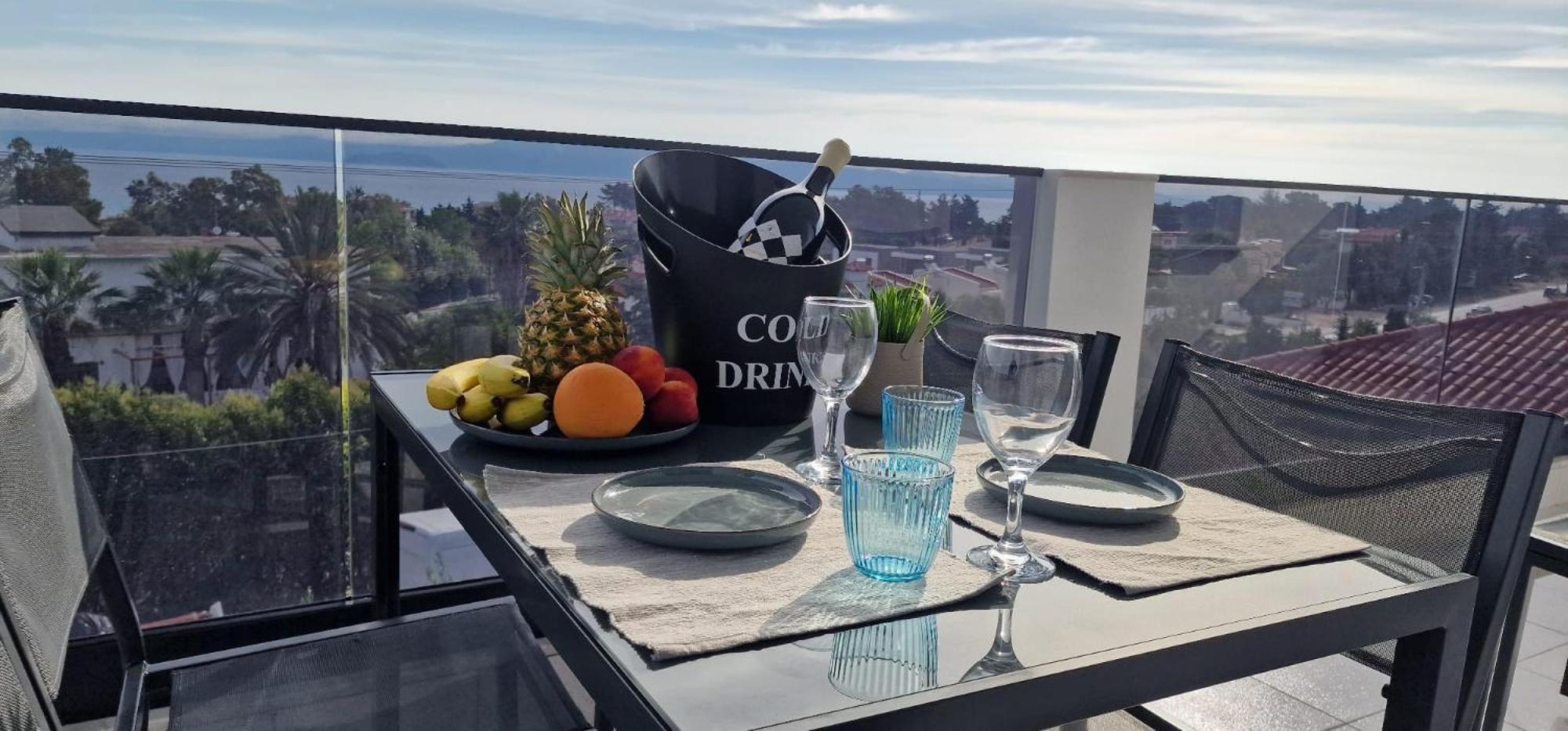Apartmán Eden Sea View Harmony Pefkochori Exteriér fotografie