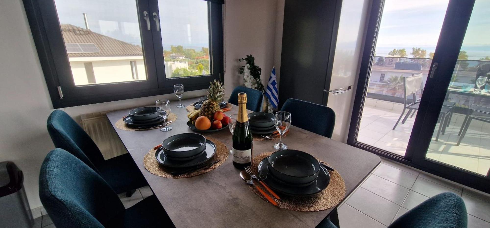 Apartmán Eden Sea View Harmony Pefkochori Exteriér fotografie