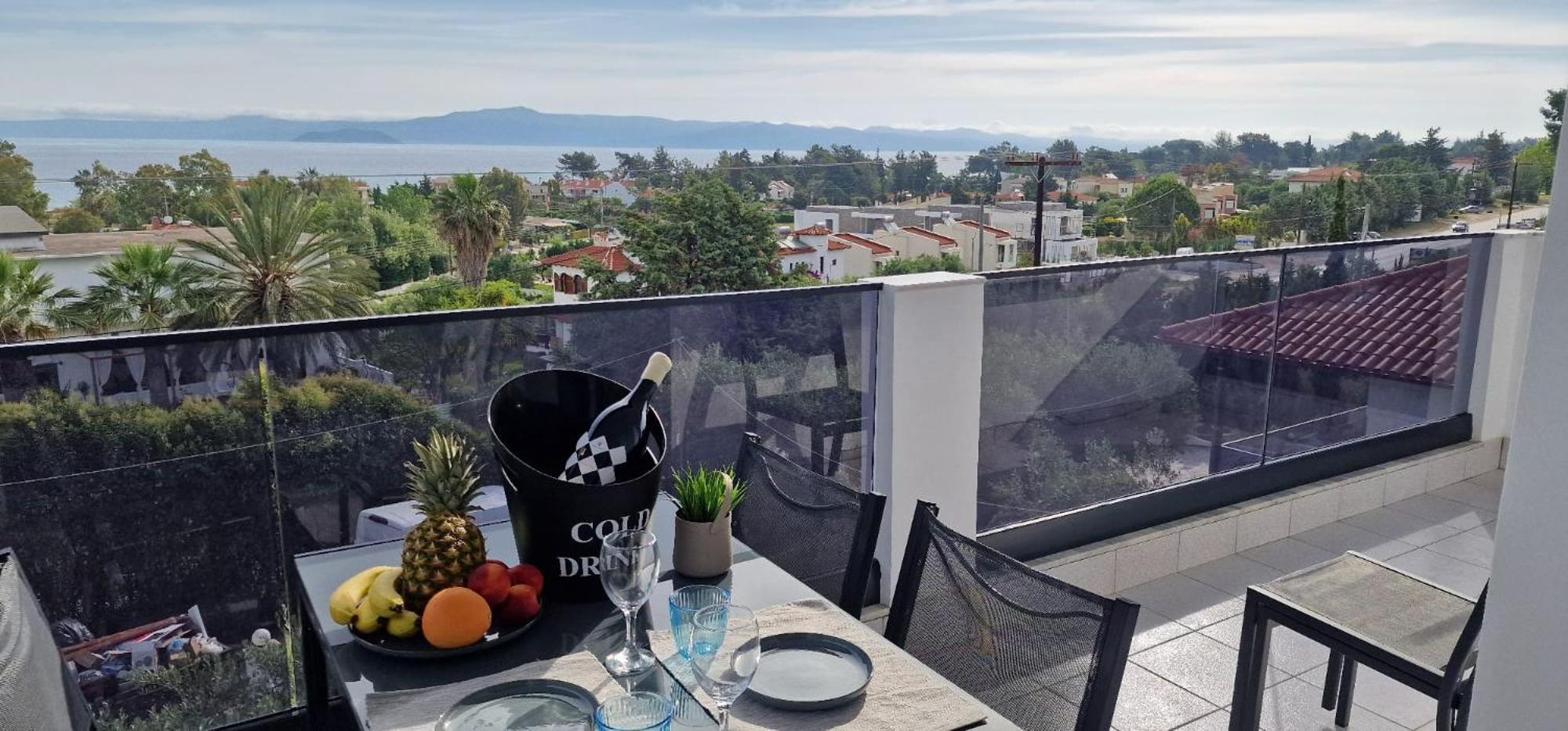Apartmán Eden Sea View Harmony Pefkochori Exteriér fotografie